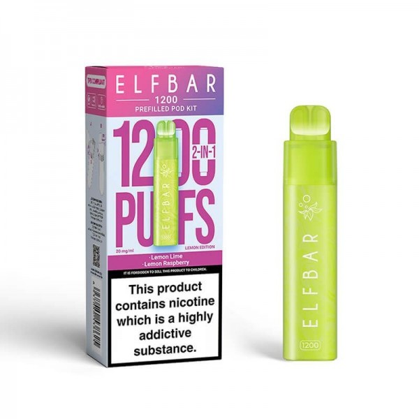 Elf Bar 1200 Prefilled Pod Kit Best Flavours UK Sale