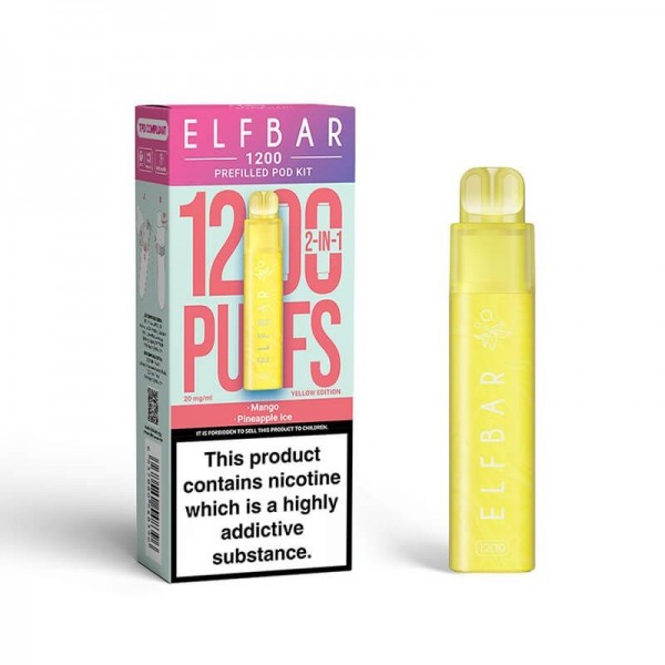 Elf Bar 1200 Prefilled Pod Kit Best Flavours UK Sale