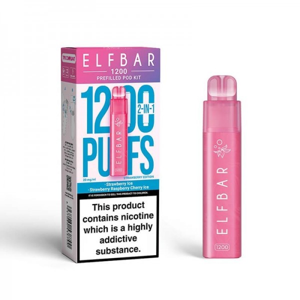 Elf Bar 1200 Prefilled Pod Kit Best Flavours UK Sale