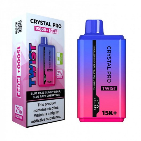 Crystal Pro Twist 15000 Double Flavor Reusable Vape (5pcs/pack)