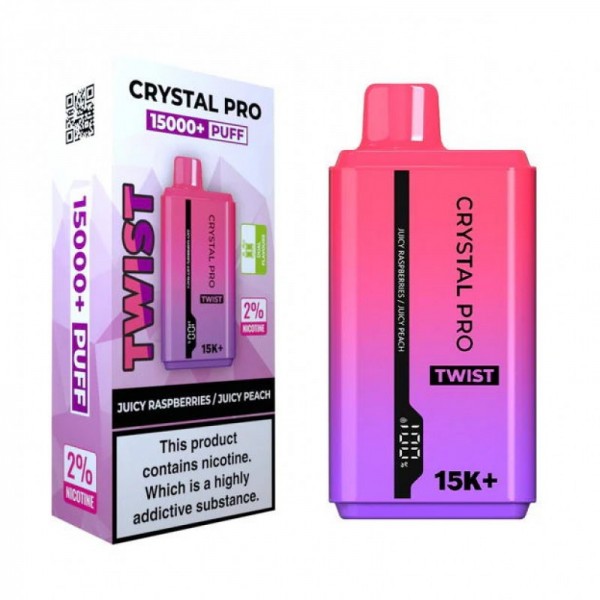 Crystal Pro Twist 15000 Double Flavor Reusable Vape (5pcs/pack)