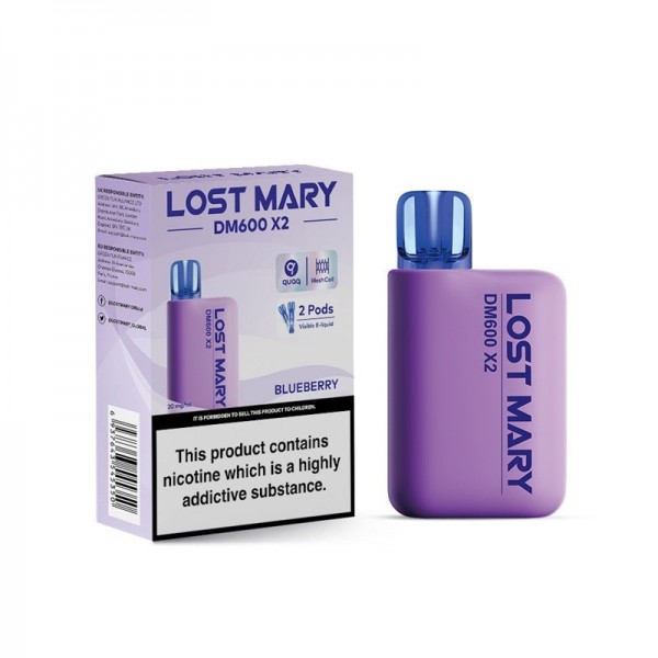 Lost Mary DM600 X2 Vape 1200 Puffs Cheapest UK