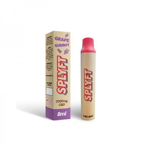 SPLYFT Eco Bar Biodegradable CBD Vape 2000mg