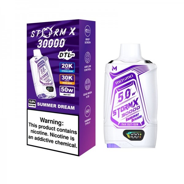 MOSMO STORM X 30000 Reusable Vape Cheap Price