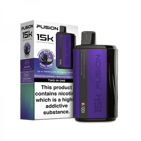 Fusion 15k 2 In 1 Dual Tank Reusable Vape Buy Now