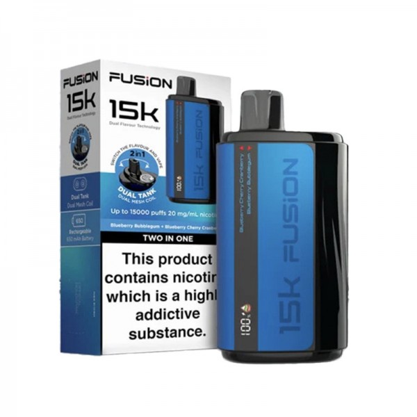Fusion 15k 2 In 1 Dual Tank Reusable Vape Buy Now