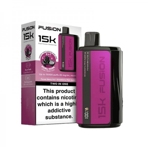 Fusion 15k 2 In 1 Dual Tank Reusable Vape Buy Now