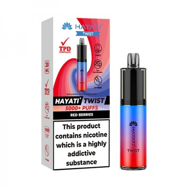 Hayati Twist 5000 Reusable Vape (5pcs/pack)