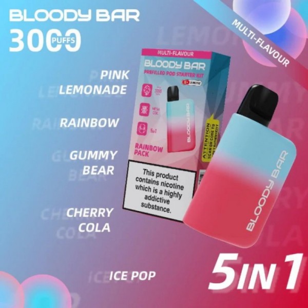 Bloody Mary 3000 5 In 1 Reusable Vape (5pcs/pack)