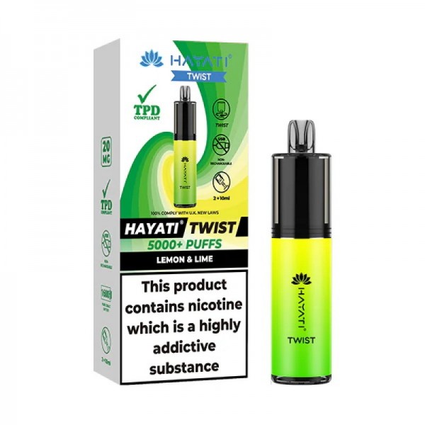 Hayati Twist 5000 Reusable Vape (5pcs/pack)