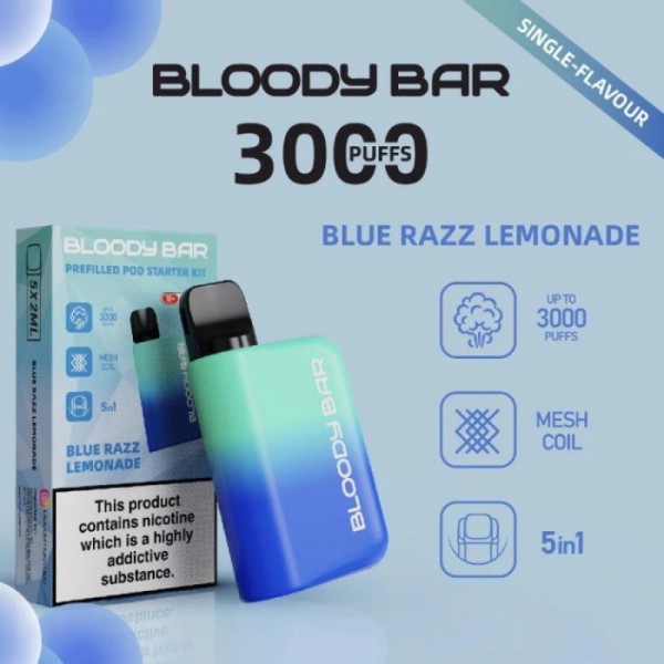 Bloody Mary 3000 5 In 1 Reusable Vape (5pcs/pack)