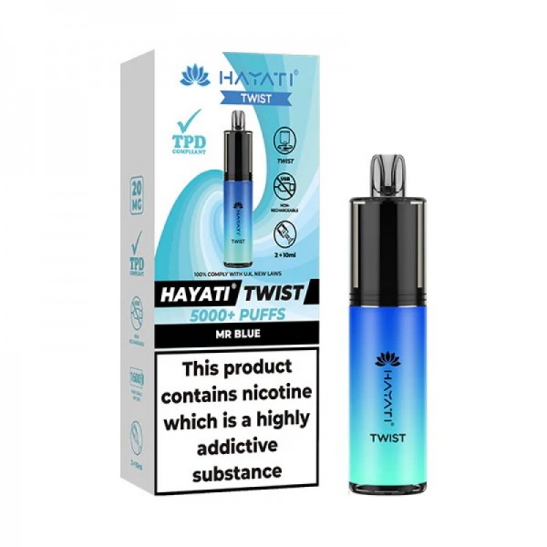 Hayati Twist 5000 Reusable Vape (5pcs/pack)