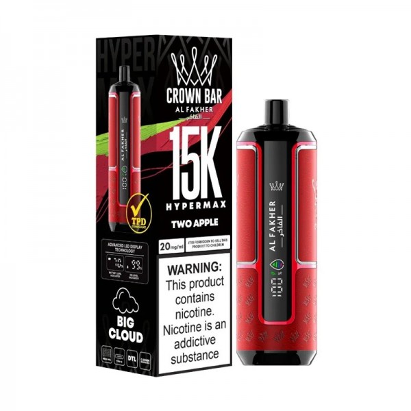 AL Fakher Crown Bar 15000 Puffs Reusable Vape (10pcs/pack)