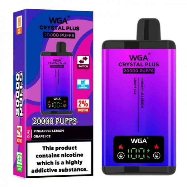 WGA Crystal Plus 20000 Reusable Vape (10pcs/pack)