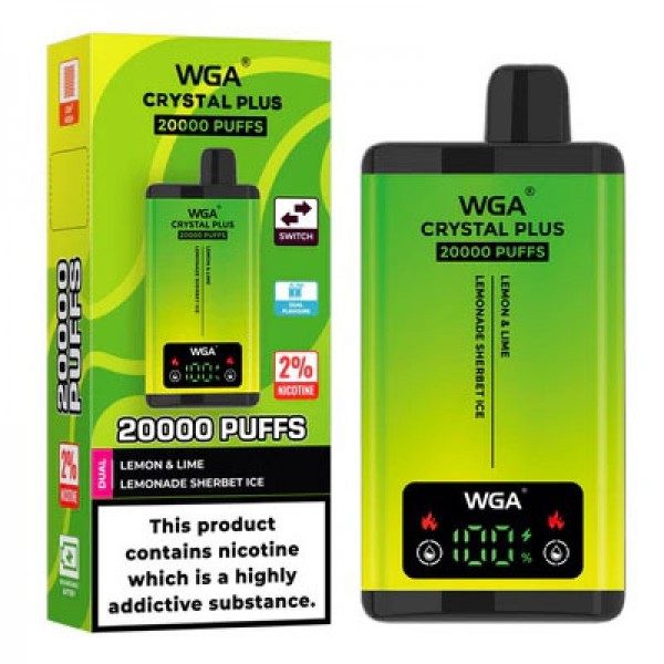 WGA Crystal Plus 20000 Reusable Vape (10pcs/pack)
