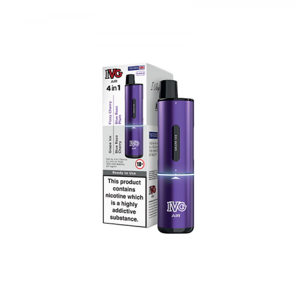 IVG Air 4 in 1 Reusable Vape 2400 Puffs
