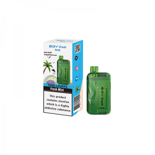 BVG iFresh Plus Reusable Vape 7000 Puffs