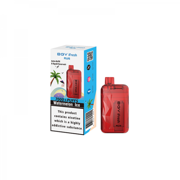 BVG iFresh Plus Reusable Vape 7000 Puffs