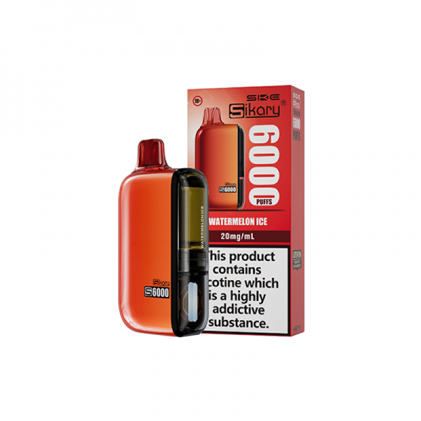 Sikary S6000 Reusable Vape | Cheap & Rechargeable