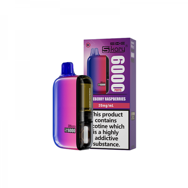 Sikary S6000 Reusable Vape | Cheap & Rechargeable