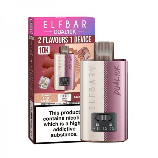 Elf Bar Dual 10K Reusable Vape | Dual Flavour Available