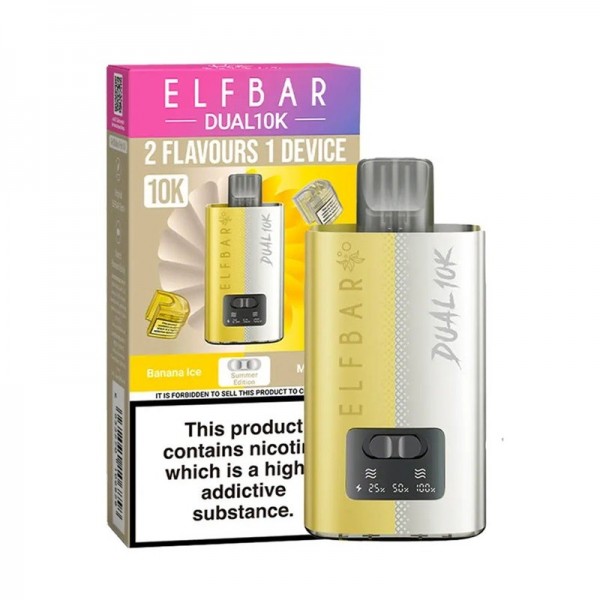 Elf Bar Dual 10K Reusable Vape | Dual Flavour Available