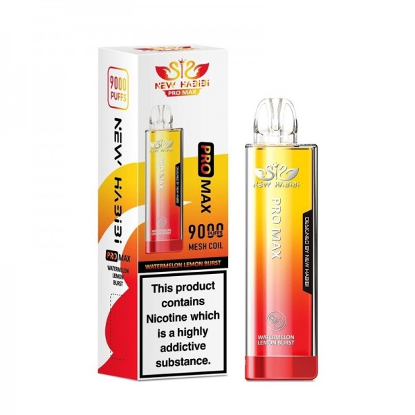 New Habibi Pro Max 9000 Reusable Vape (10pcs/pack)