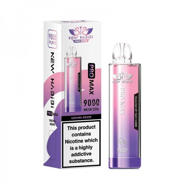 New Habibi Pro Max 9000 Reusable Vape (10pcs/pack)
