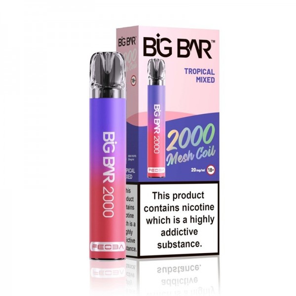 Big Bar 2000 Reusable Vape (10pcs/pack) Hot Sale