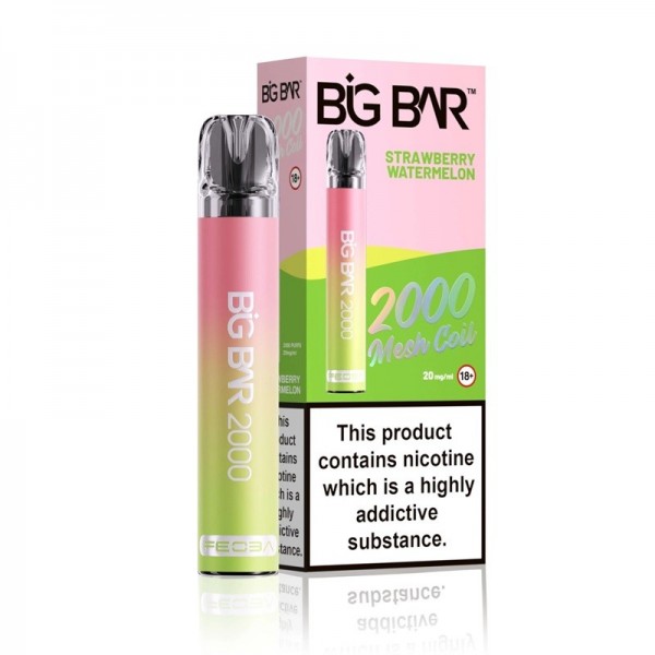 Big Bar 2000 Reusable Vape (10pcs/pack) Hot Sale