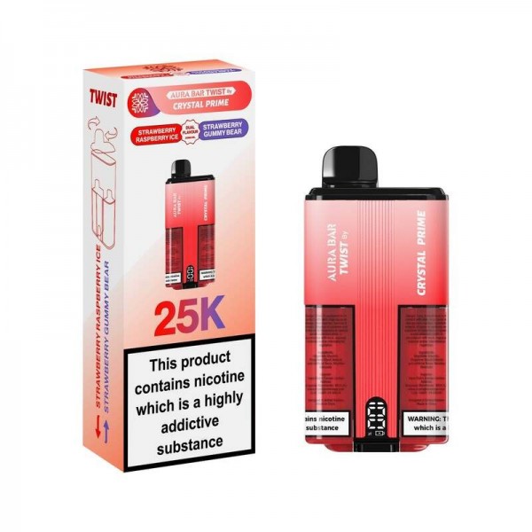Crystal Prime Twist 25000 Reusable Vape | Dual Flavour