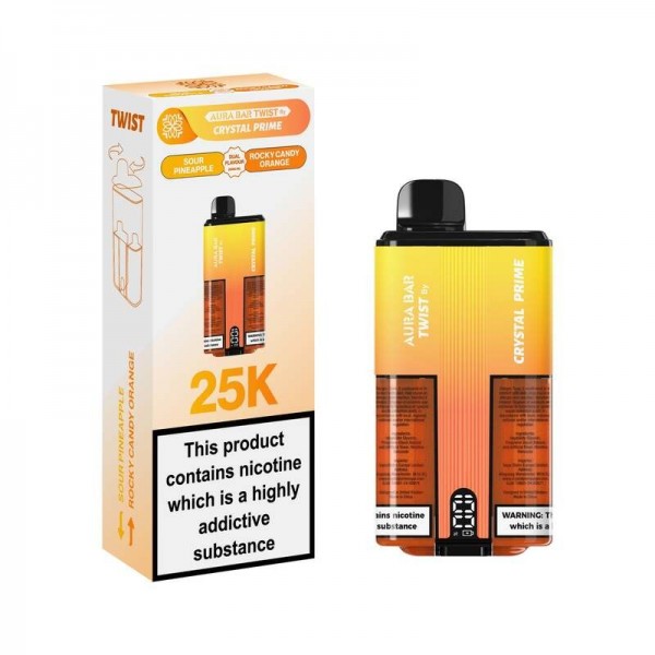 Crystal Prime Twist 25000 Reusable Vape | Dual Flavour