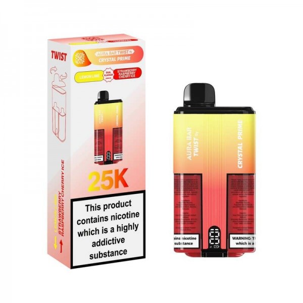 Crystal Prime Twist 25000 Reusable Vape | Dual Flavour