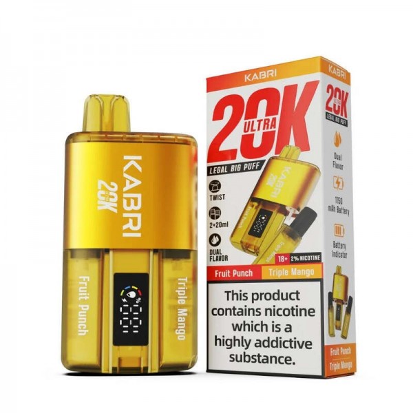 Kabri 20K Ultra Reusable Vape (5pcs/pack)
