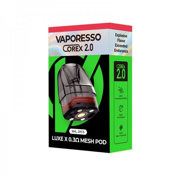 Vaporesso Luxe X Corex 2.0 Replacement Pod Cartridge (2pcs/pack)