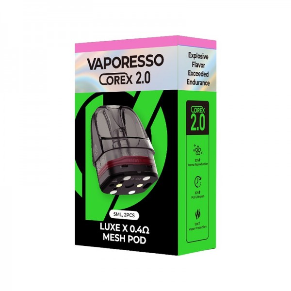 Vaporesso Luxe X Corex 2.0 Replacement Pod Cartridge (2pcs/pack)