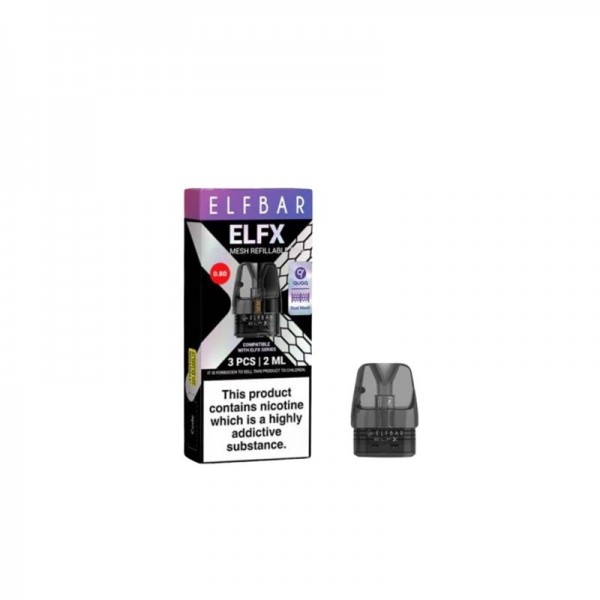 Elf Bar ELFX Replacement Pod Cartridge (3pcs/pack)
