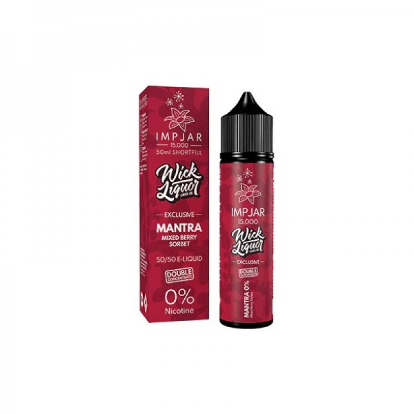 Imp Jar x Wick Liquor Shortfill E-liquid 50ml