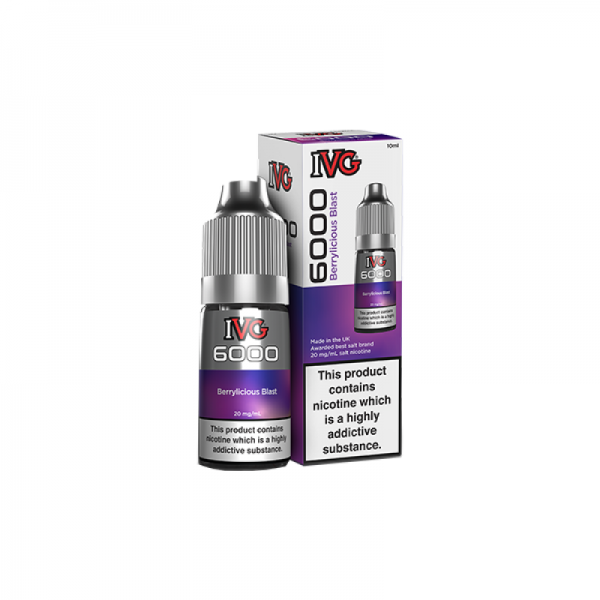 IVG 6000 Nicotine Salt E-liquid 10ml