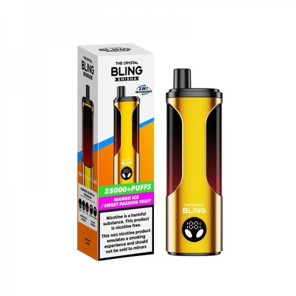 The Crystal Bling Shisha 25000 Reusable Vape