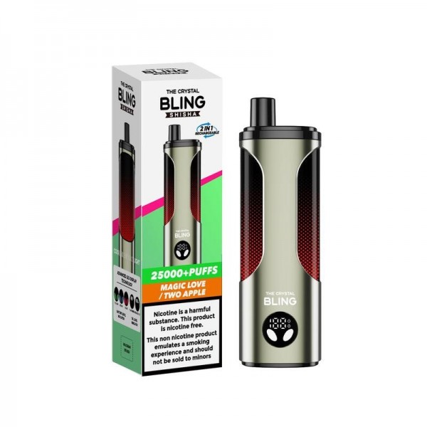 The Crystal Bling Shisha 25000 Reusable Vape