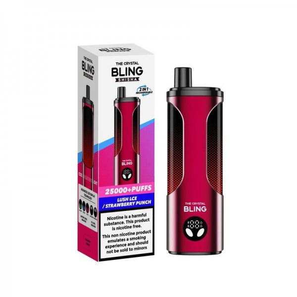 The Crystal Bling Shisha 25000 Reusable Vape