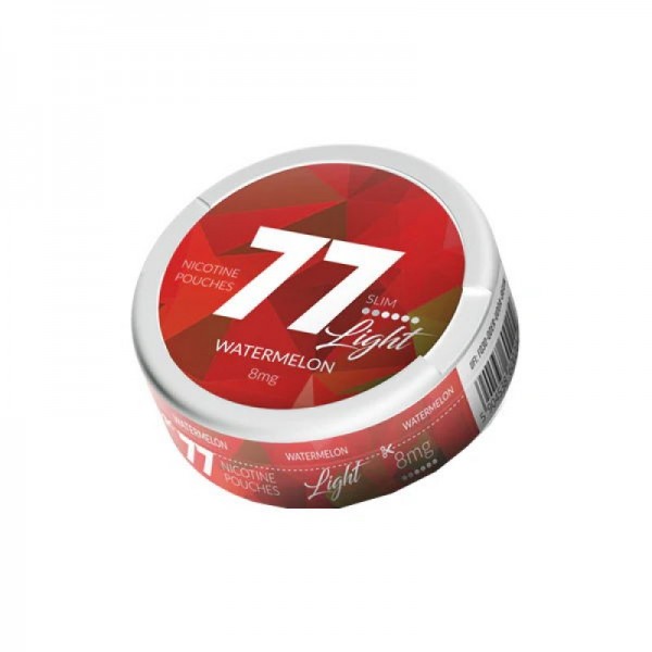 77 Slim Light Nicotine Pouches  (20 pouches/box)