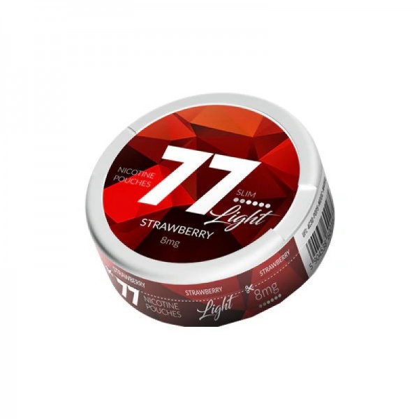 77 Slim Light Nicotine Pouches  (20 pouches/box)
