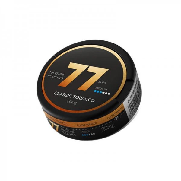 77 Slim Medium Nicotine Pouches  (20 pouches/box)
