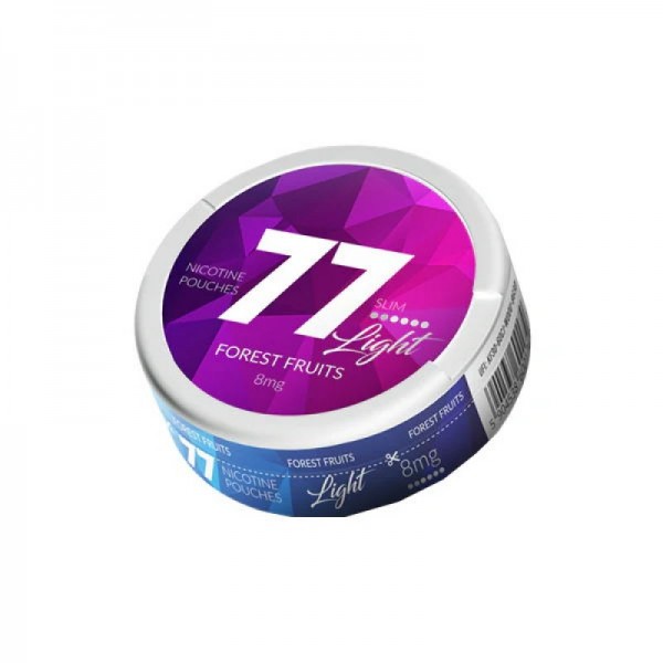 77 Slim Light Nicotine Pouches  (20 pouches/box)