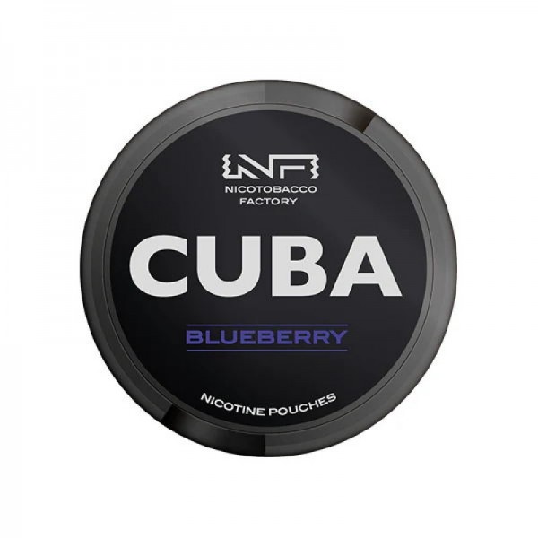 CUBA Black Nicotine Pouches  (25 pouches/box)