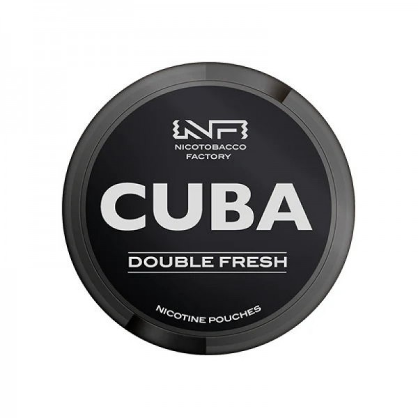 CUBA Black Nicotine Pouches  (25 pouches/box)