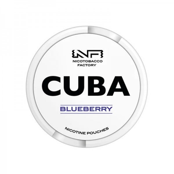 CUBA White Nicotine Pouches  (25 pouches/box)