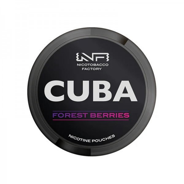 CUBA Black Nicotine Pouches  (25 pouches/box)